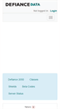 Mobile Screenshot of defiancedata.com